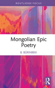 Hardcover Mongolian Epic Poetry Book