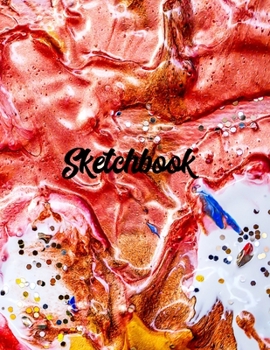 Sketchbook: Notebook for Sketching, Doodling, Painting, Drawing or Writing 8.5 x 11 100 Pages, 8.5 x 11 (Pretty Cute Abstract Cover Vol. 70)