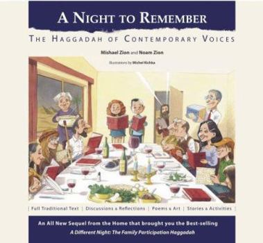 Paperback A Night to Remember: The Haggadah of Contemporary Voices Book