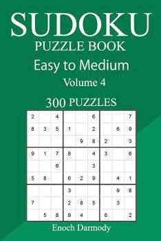 Paperback 300 Easy to Medium Sudoku Puzzle Book