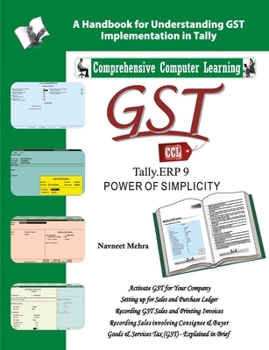Paperback Gst Tally Erp9: A Handbook for Understanding Gst Implementation in Tally Book