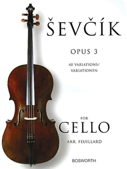 Paperback Sevcik for Cello, Opus 3: 40 Variations Book