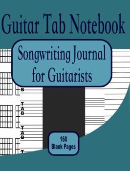 Paperback Guitar Tab Notebook Songwriting Journal for Guitarists Book