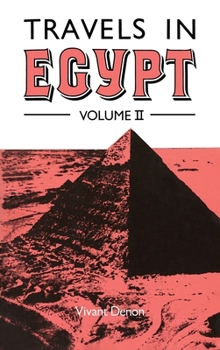 Paperback Travels in Egypt Volume II Book