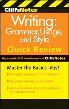 Paperback Cliffsnotes Writing: Grammar, Usage, and Style Quick Review, 3rd Edition Book