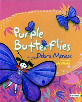 Hardcover Purple Butterflies Book