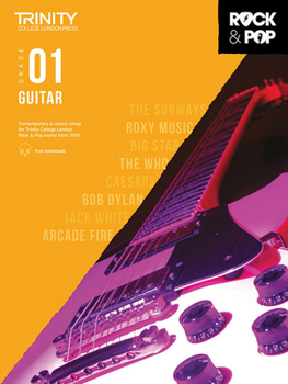 Paperback Trinity Rock & Pop 2018 Guitar: Grade 1 Book