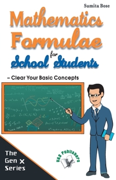 Paperback Mathematics formulae for school students Book