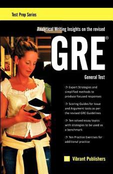 Paperback Analytical Writing Insights on the revised GRE General Test Book