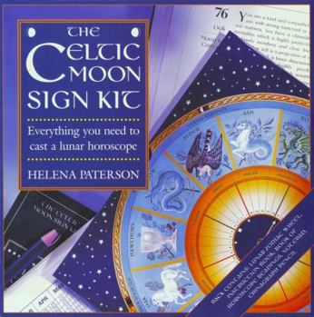 Paperback The Celtic Moon Sign Kit: Everything You Need to Cast a Lunar Horoscope [With 112-Pg Book, 176-Pg Book and 60-Pg Notepad and Wheel and Chinagraph Penc Book