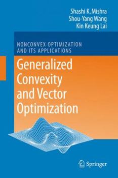 Hardcover Generalized Convexity and Vector Optimization Book