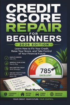 Credit Score Repair for Beginners: 2026 Edition - Learn How to Fix Your Credit, Raise Your Score, and Take Control of Your Financial Future