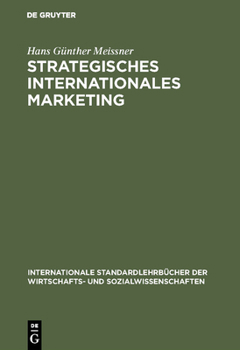 Hardcover Strategisches Internationales Marketing [German] Book