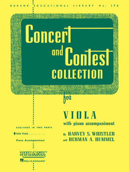 Paperback Concert and Contest Collection for Viola: Solo Book Only Book