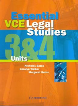 Paperback Essential Vce Legal Studies Units 3 and 4 Book