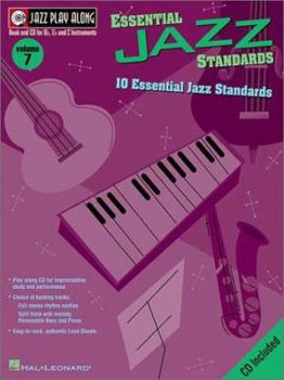 Paperback Essential Jazz Standards: 10 Essential Jazz Standards [With CD] Book