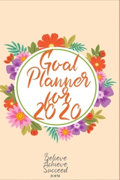 Goal Planner 2020 For And. Daily and monthly  Planner. With To Do’s, Notes, Habit Tracker & Gratitude. January 2020 - December 2020-: Pink Goal Planner for 2020. daily and monthly  planner. 365 pages.