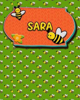 Paperback Handwriting Practice 120 Page Honey Bee Book Sara: Primary Grades Handwriting Book K-2 Book