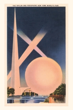 Paperback Vintage Journal Trylon and Perisphere, Worlds Fair Book