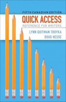 Paperback Quick Access: Reference for Writers, Fifth Canadian Edition Book