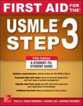 Paperback First Aid for the USMLE Step 3, Fifth Edition Book