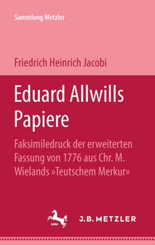 Paperback Eduard Allwills Papiere [German] Book
