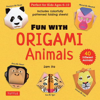 Paperback Fun with Origami Animals Kit: 40 Different Animals! Includes Colorfully Patterned Folding Sheets! Full-Color 48-Page Book with Simple Instructions ( Book