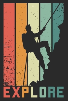 Notizbuch: Klettern Bouldern Notizheft A5 liniert 120 Seiten I Geschenk für Kletterer Boulderer I Tagebuch Planer I Bergsteiger Felskletterer Journal (German Edition)