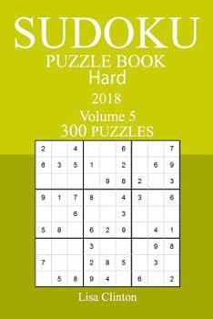 Paperback 300 Hard Sudoku Puzzle Book - 2018 Book