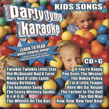 Music - CD Party Tyme Karaoke - Kids Songs (16-song CD+G) Book