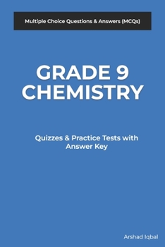 Paperback Grade 9 Chemistry Multiple Choice Questions and Answers (MCQs): Quizzes & Practice Tests with Answer Key Book