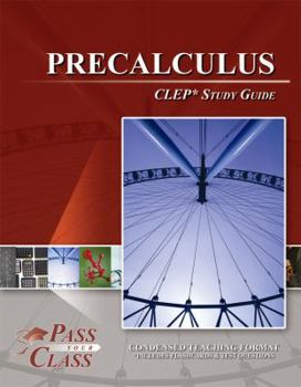 Paperback CLEP Precalculus Study Guide (Perfect Bound) Book