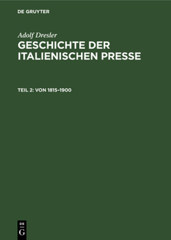 Hardcover Von 1815-1900 [German] Book