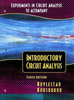 Paperback Experiments in Circuit Analysis to Accompany Introductory Circuit Analysis Book