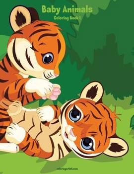 Paperback Baby Animals Coloring Book 1 Book