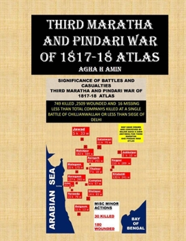 Paperback Third Maratha and Pindari War of 1817-18 Atlas Book