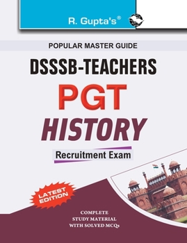 Paperback Dsssb: Teachers PGT History Recruitment Exam Guide Book