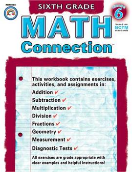 Paperback Math Connection(tm), Grade 6 Book