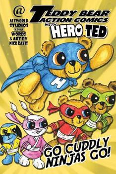 Paperback Teddy Bear Action Comics with Hero Ted Book