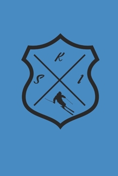 Paperback Ski: Notizbuch Skiing Planer Notebook Schi Journal kariert squared 6x9 Book