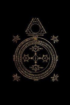 Paperback Satanic Sigil: Gold - Goetic Magic - Ouroboros and Penagrams - College Ruled Lined Pages Book