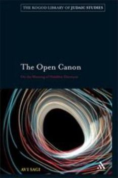 Hardcover The Open Canon Book