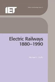 Hardcover Electric Railways: 1880-1990 Book