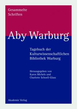 Hardcover Tagebuch Der Kulturwissenschaftlichen Bibliothek [German] Book