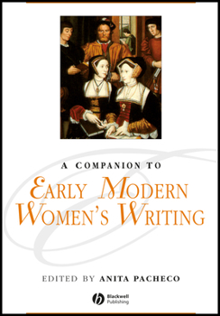 Paperback Companion to Early Modern Womens Writing Book