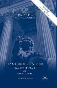 Paperback St. James's Place Wealth Management Tax Guide 2009-2010 Book