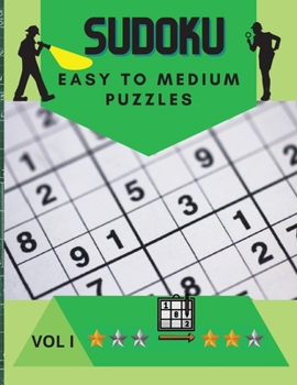 Paperback Sudoku Puzzle Book: A challenging sudoku book with puzzles and solutions from easy to medium, very fun and educational. Book