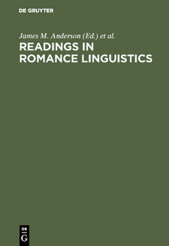 Hardcover Readings in Romance Linguistics Book