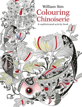 Paperback Colouring Chinoiserie Book