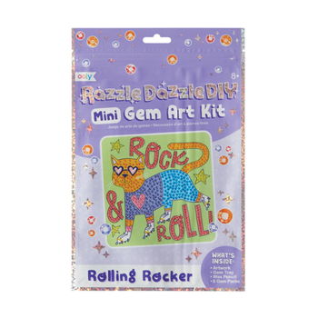 Misc. Razzle Dazzle D.I.Y. Mini Gem Art Kit: Rolling Rocker [Multiple Languages] Book
